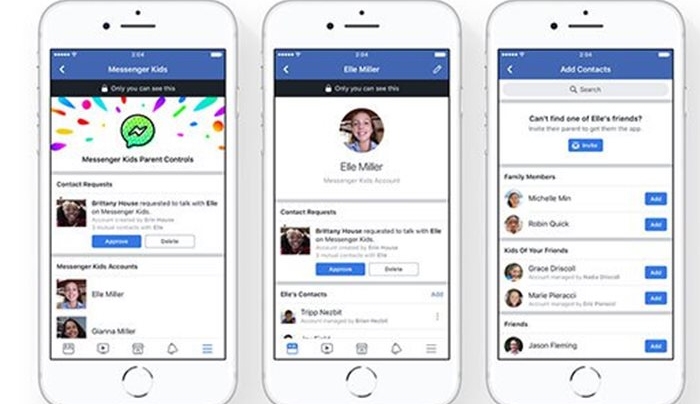 Το Facebook λάνσαρε Messenger για παιδιά κάτω των 13