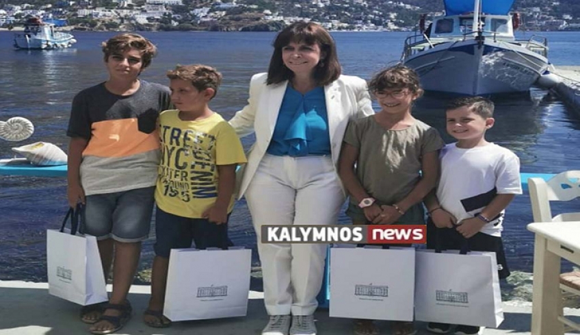 Την Τέλενδο επισκέφτηκε η ΠτΔ Κατερίνα Σακελλαροπούλου