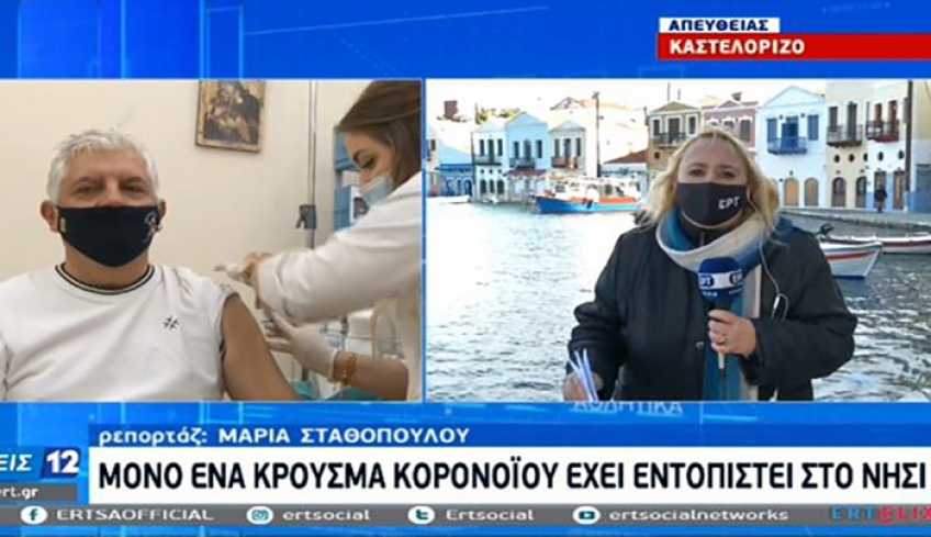 Ολοκληρώθηκε ο εμβολιασμός στο Καστελόριζο (video)