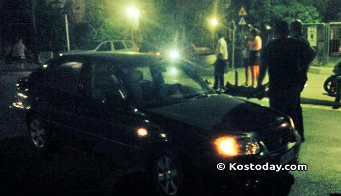 Τροχαίο ατύχημα τη νύχτα στη συμβολή των οδών Φιλίνου και Εθελοντών παλαιών πoλεμιστών