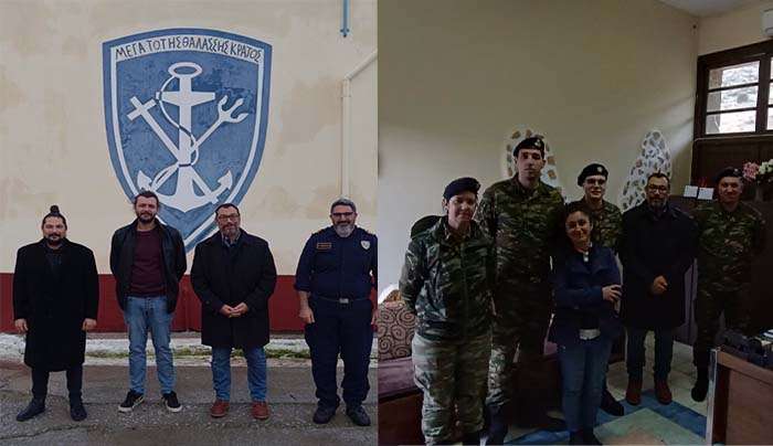 Την Δευτέρα 13/1 και Τρίτη 14/1 πραγματοποιήθηκε επίσκεψη σε φυλάκια και υπηρεσίες των Ενόπλων Δυνάμεων, στο νησί της Λέρου.