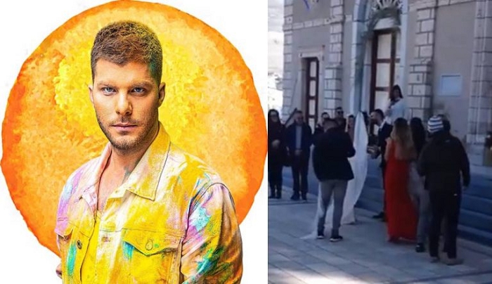 “Γάμος” στον άγιο Νικόλαο Πόθιας Καλύμνου για τις ανάγκες video clip του Λούκα Γιώρκα (video)