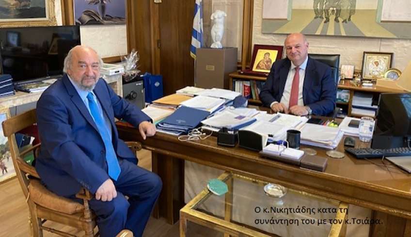 Συνάντηση Τσιάρα – Νικητιάδη για θέματα δικαιοσύνης Ρόδου – Κω – Λέρου
