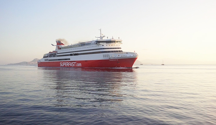 Το SUPERFAST XII για πρώτη φορά στο λιμάνι της Κω (φωτό)