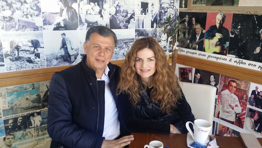 Με τον Θεοδόση Νικηταρά και η Σαββίνα Φώτη
