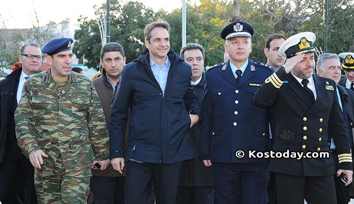 ΦΩΤΟΡΕΠΟΡΤΑΖ από την άφιξη του Κ. Μητσοτάκη στην Κω και τις συναντήσεις με Έπαρχο, Δήμαρχο και φορείς