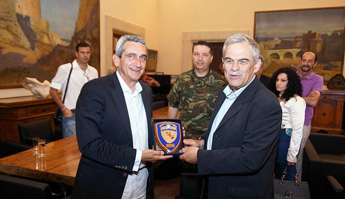 Στον Περιφερειάρχη ο Υφυπουργός Εθνικής Άμυνας Νίκος Τόσκας