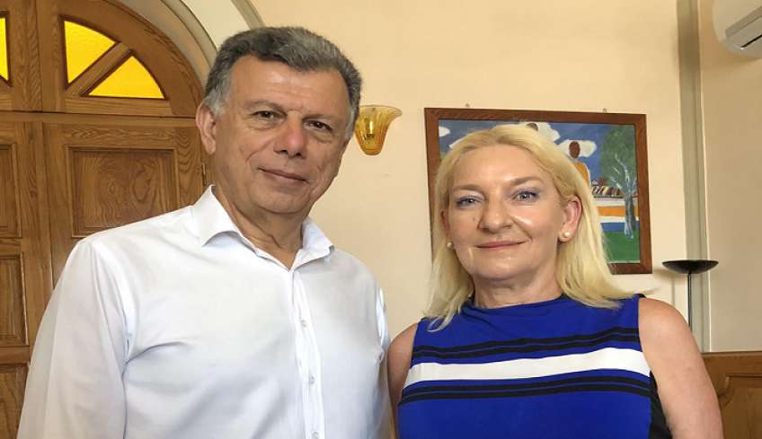 Με τον Θεοδόση Νικηταρά και η Σταματία Κανταρζή