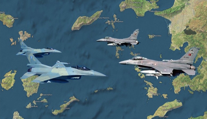 Σκληρή αερομαχία στο Φαρμακονήσι: «Αναχαιτίσθηκαν» δύο τουρκικά μαχητικά