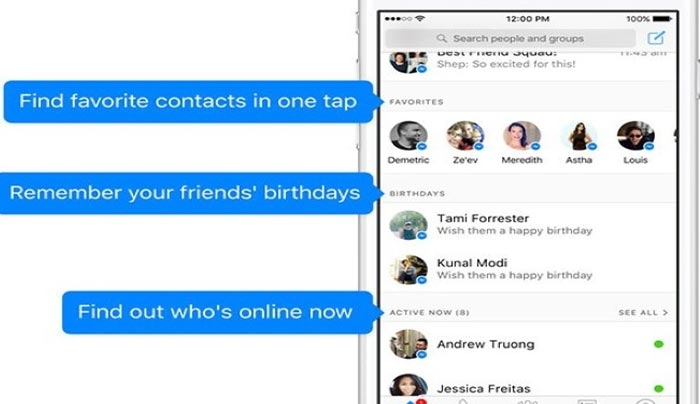 Επανασχεδιασμός για τον messenger