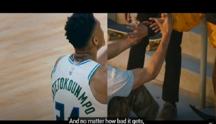 Διαφημιστικό σποτ της NIKE μιλά για τον ρατσισμό -Συμμετοχή και Γιάννη Αντετοκούνμπο