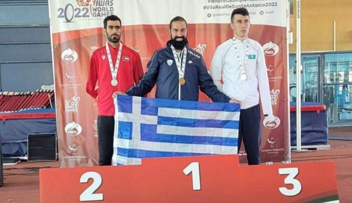 Χρυσό μετάλλιο για τον Μιχάλη Σεΐτη στους Παγκόσμιους Αγώνες Στίβου στην Πορτογαλία