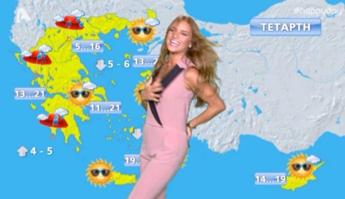 Ελένη Τσολάκη: Αποκαλυπτικό ατύχημα στον καιρό! Το «έπιασε» με παραμάνα… (Βίντεο)
