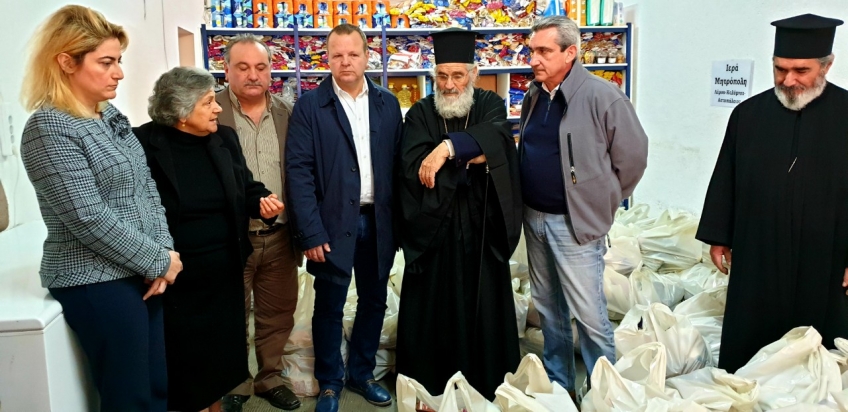Δίχτυ κοινωνικής προστασίας  στην Κάλυμνο, το Κοινωνικό Παντοπωλείο της Περιφέρειας Νοτίου Αιγαίου, που ξεκίνησε την λειτουργία του