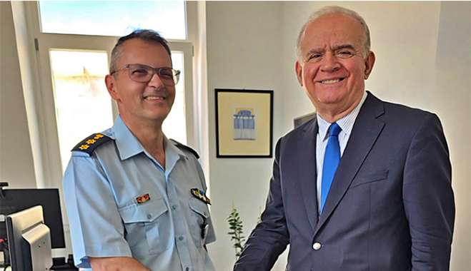Συνάντηση με τον Υφυπουργό Προστασίας του Πολίτη πραγματοποίησε ο Πρόεδρος της Ένωσης Αξιωματικών Αστυνομίας Νοτίου Αιγαίου