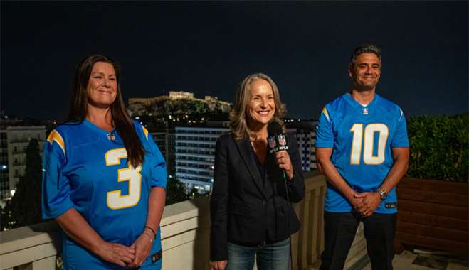 Οι Los Angeles Chargers γράφουν ιστορία με το πρώτο NFL Flag Football Event στην Ελλάδα