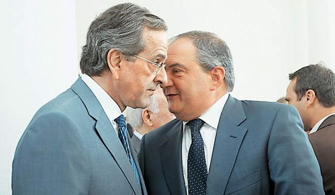 Στο γραφείο του πρωθυπουργού στη Μουρούζη Σαμαράς και Καραμανλής!